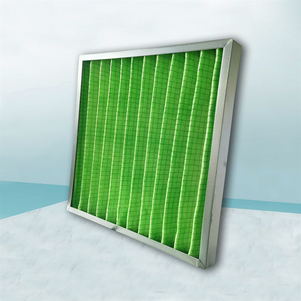 Green And White Cotton Primary Filter